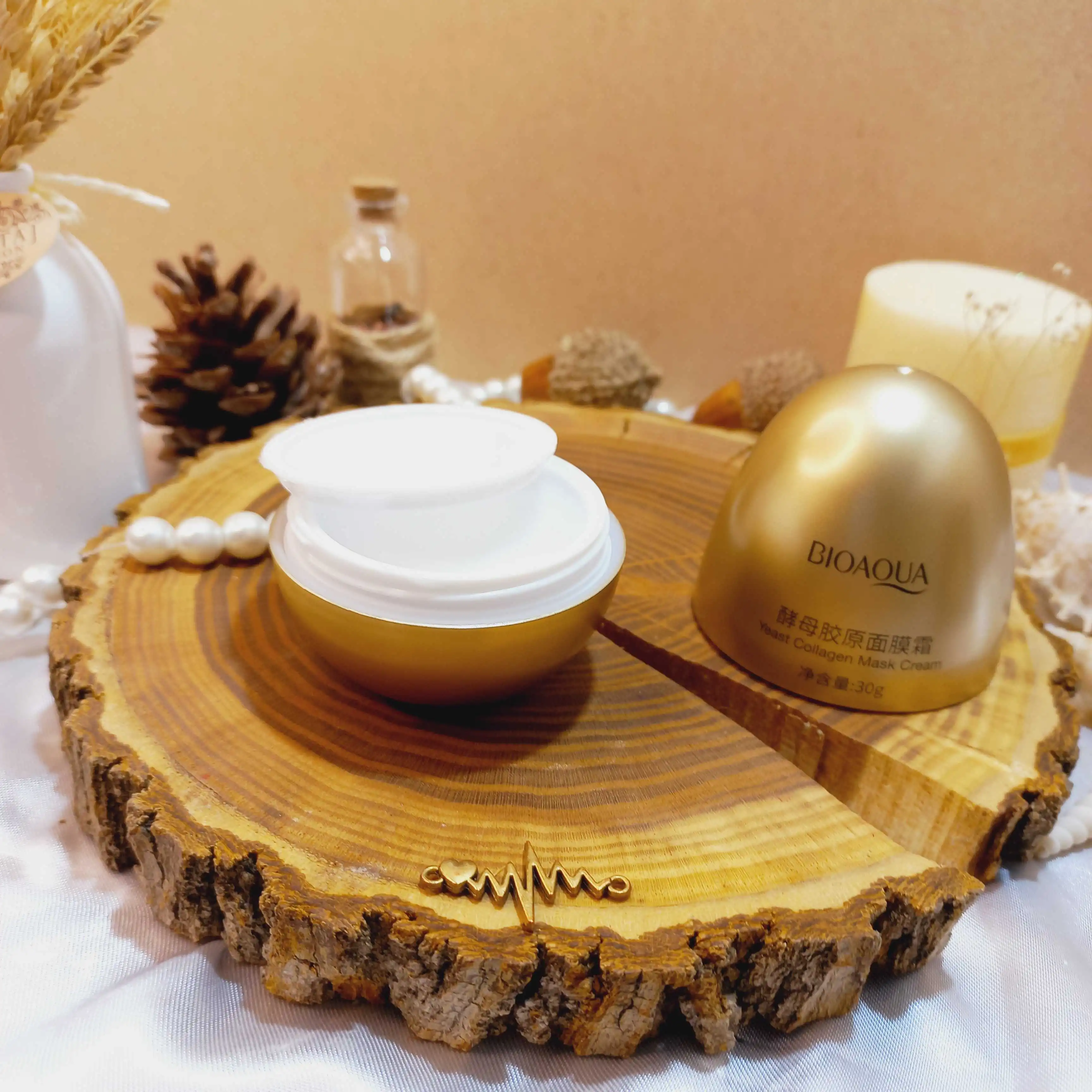 کرم ماسک کلاژن ساز تخم مرغی بیوآکوا BIOAQUA کد BQY56738