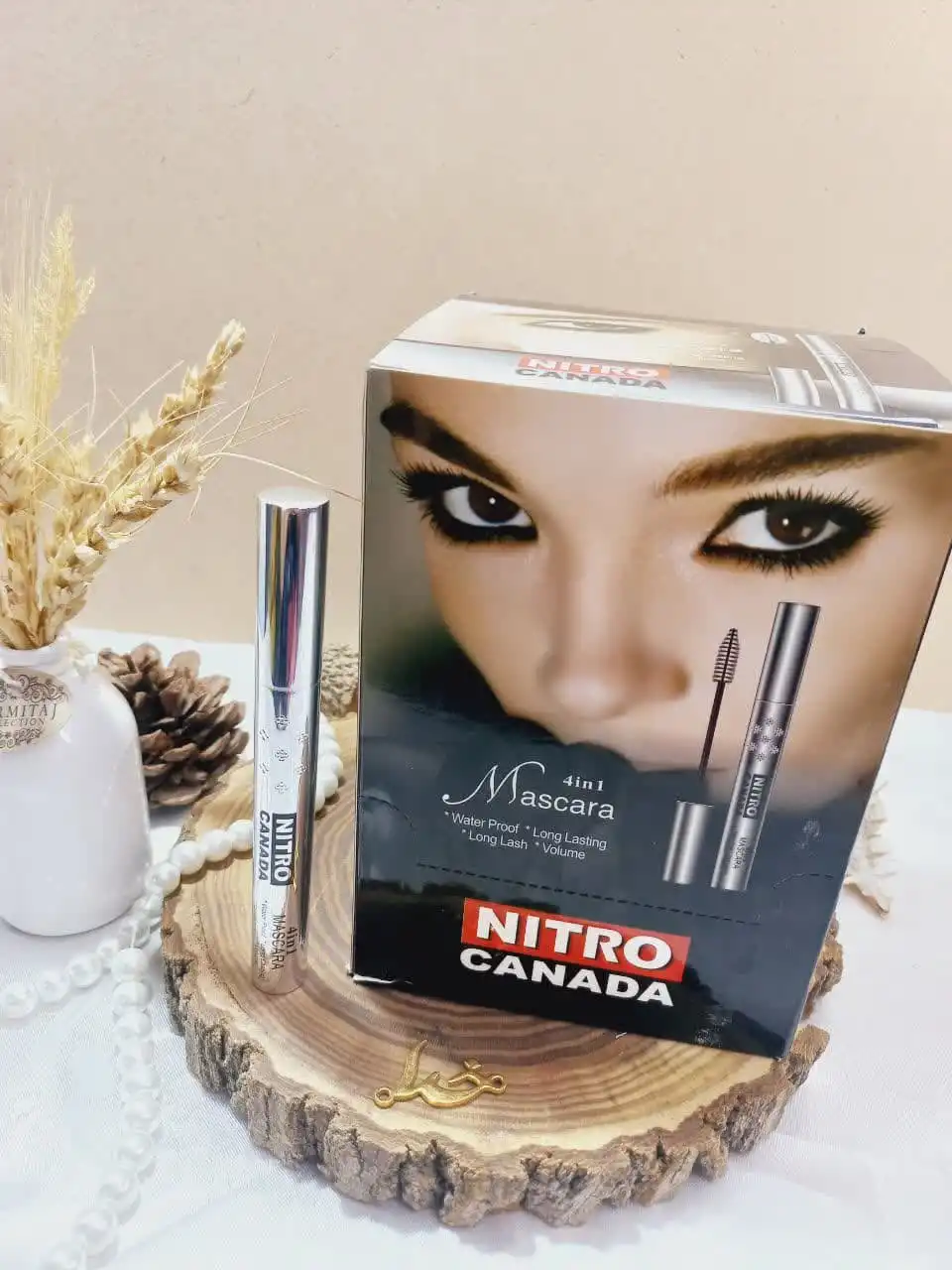ریمل مشکی پوکه نقره ای نیترو کانادا درجه یک کد NTM42215