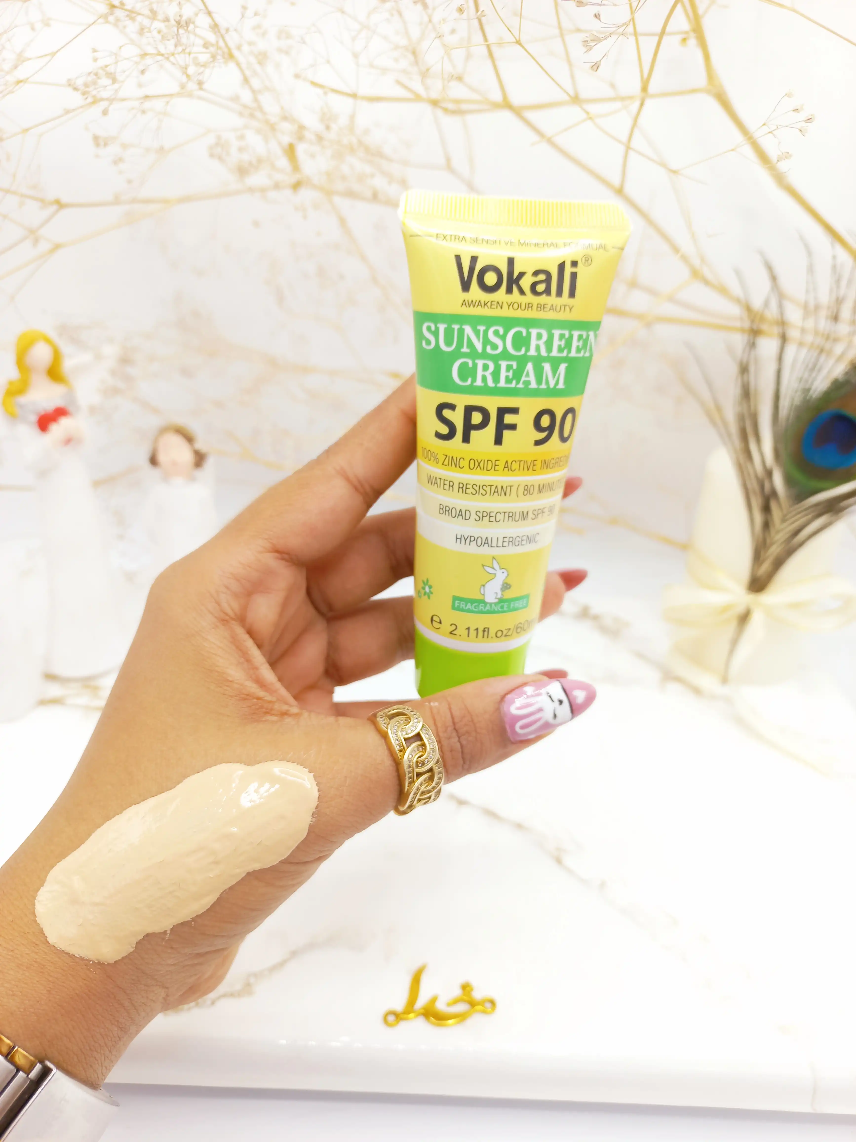 ضدآفتاب وکالی سان کرمVokali Spf 90 کد cx7256
