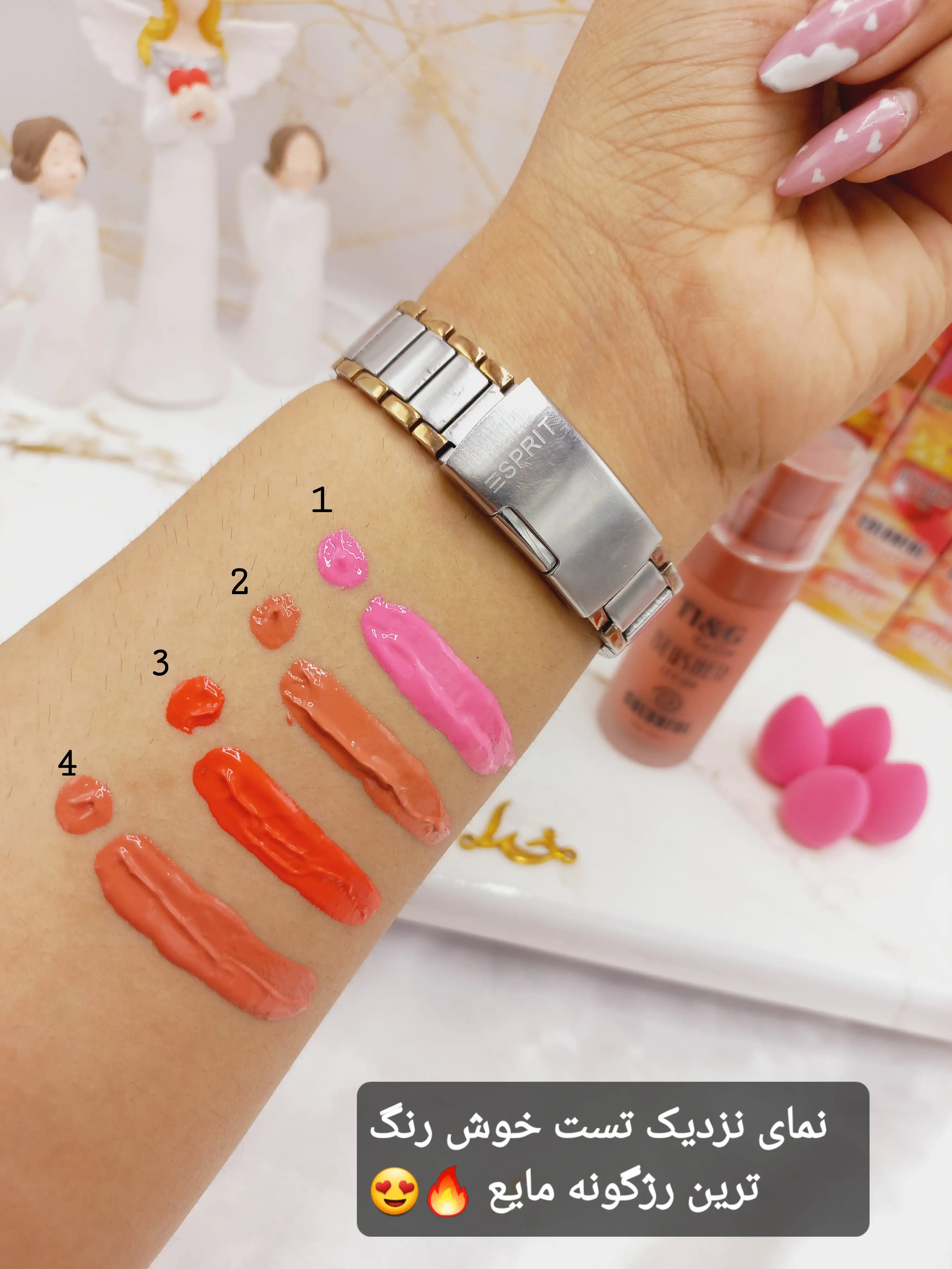 رژ گونه مایع پرطرفدار BLUSHER به همراه پد کد 372