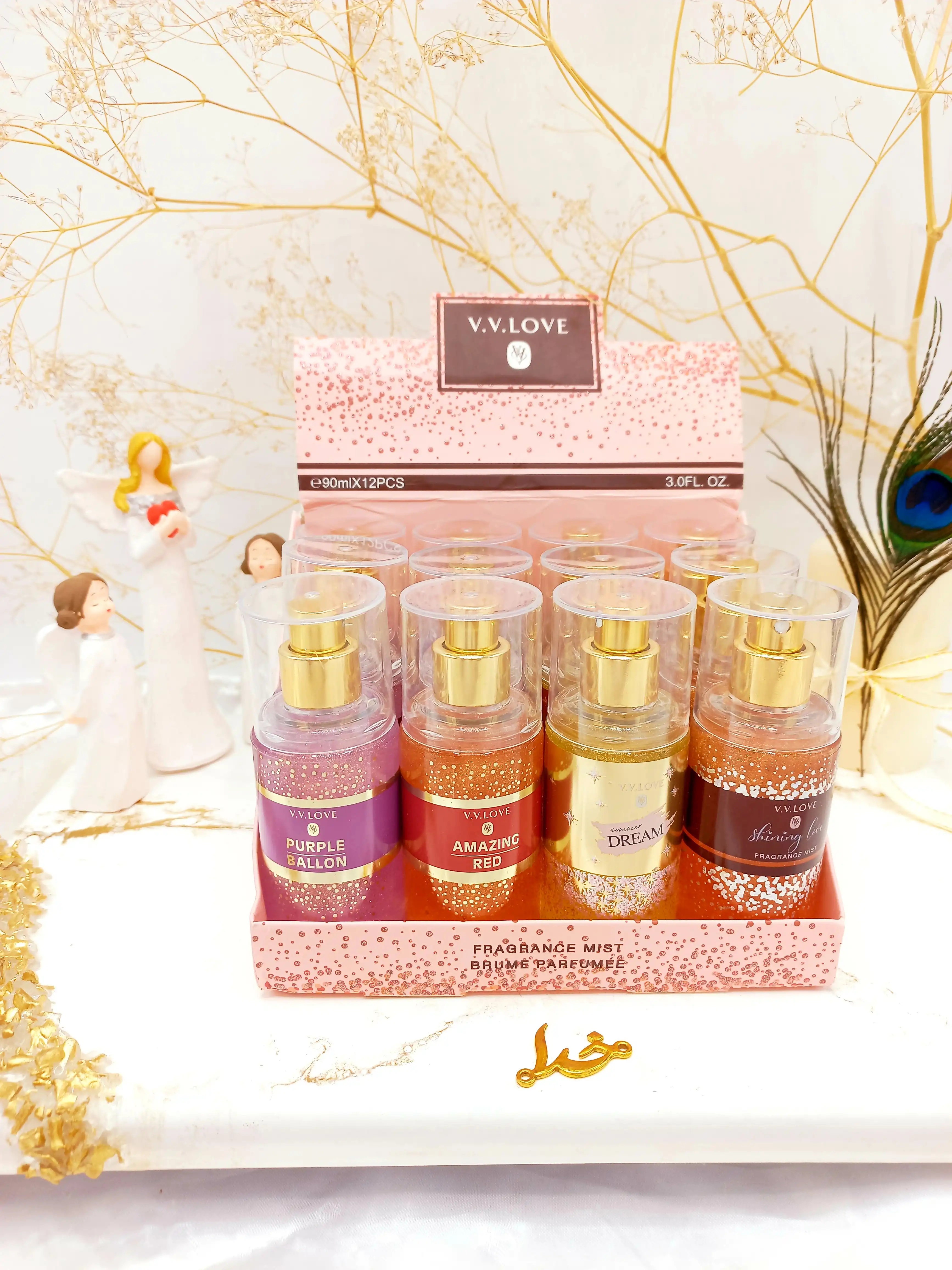 بادی اسپلش شاین دار پرطرفدار وی وی لاو V V LOVE رایحه خنک و ملایم کد VL905813C
