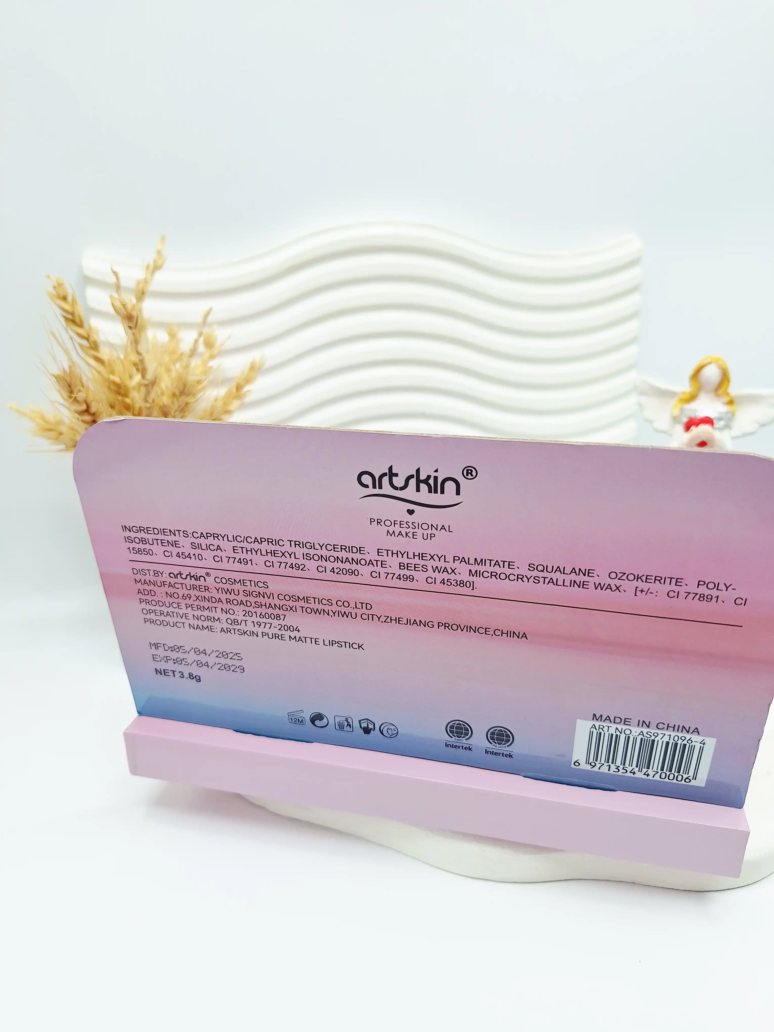 پک 6 تایی رژ جامد ضدآب مات آرت اسکین Art Skin کد AS971096