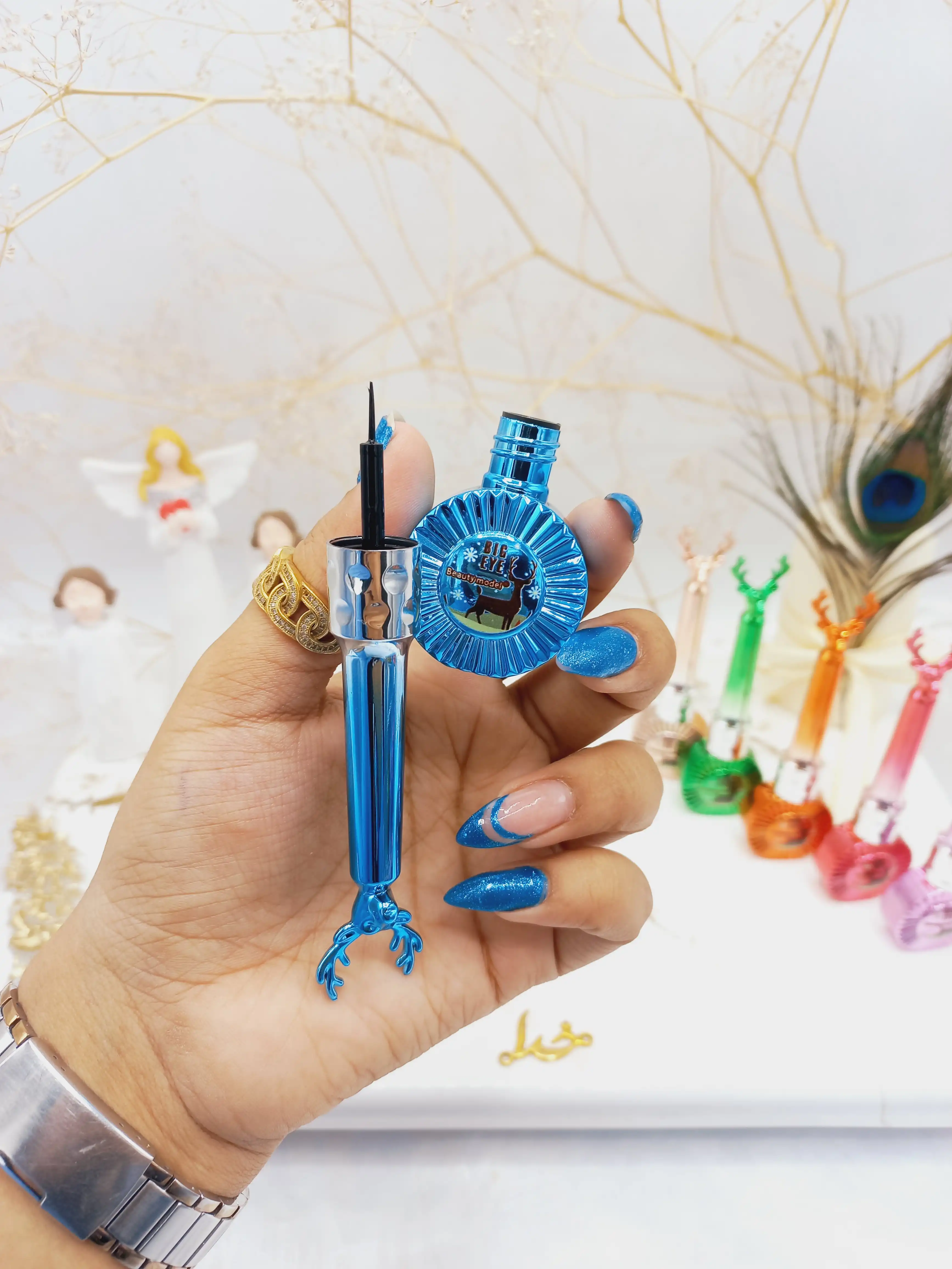 خط چشم مشکی پرطرفدار مویی گوزنی (ضد آب) کد E4060