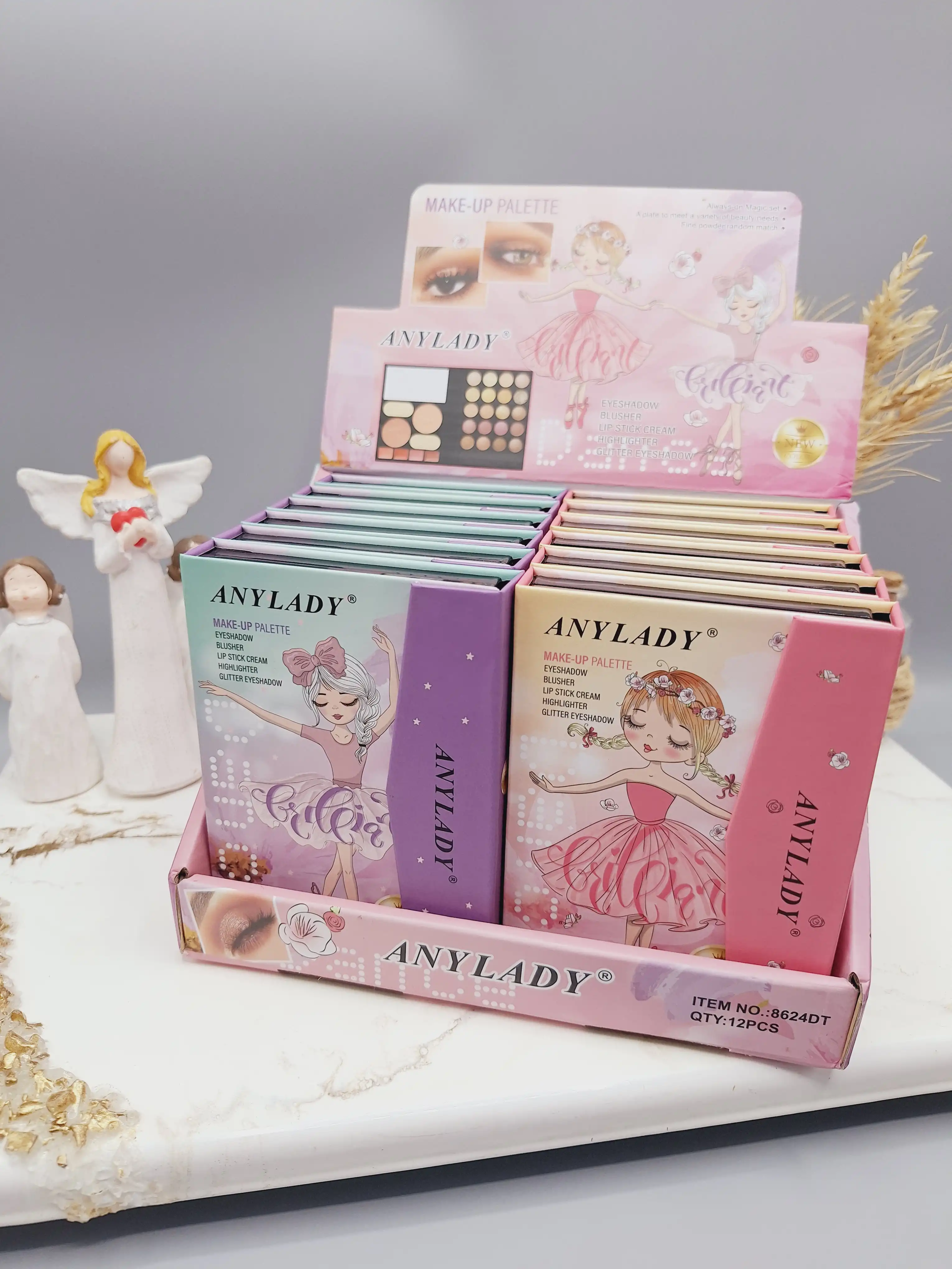 پالت سایه آنالیدی طرح دختر رقص بالرین برند ANYLADY کد 8624TD
