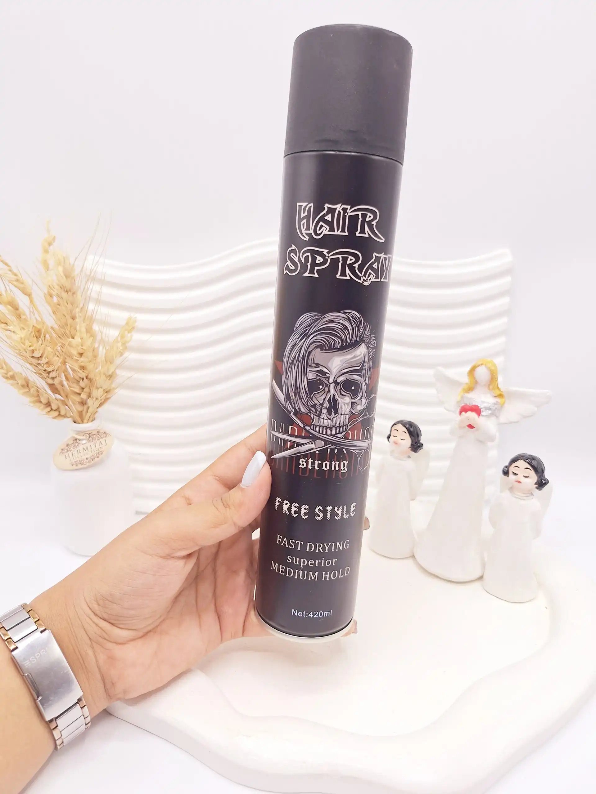 تافت مو مردانه HAIR SPRAY مدل FREE STYLE حجم 420 میل کد 7902