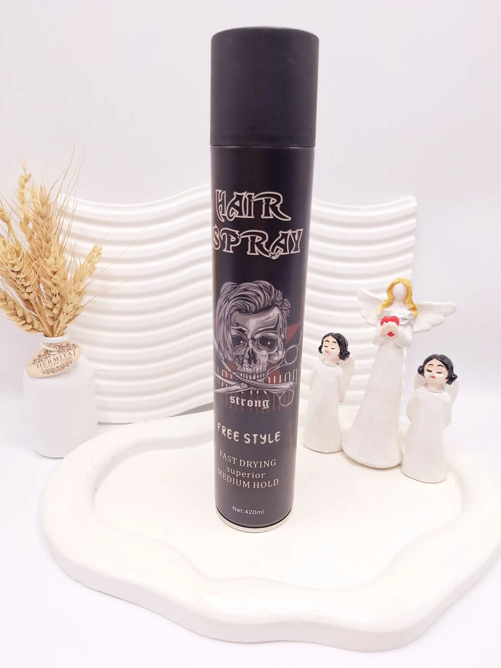 تافت مو مردانه HAIR SPRAY مدل FREE STYLE حجم 420 میل کد 7902