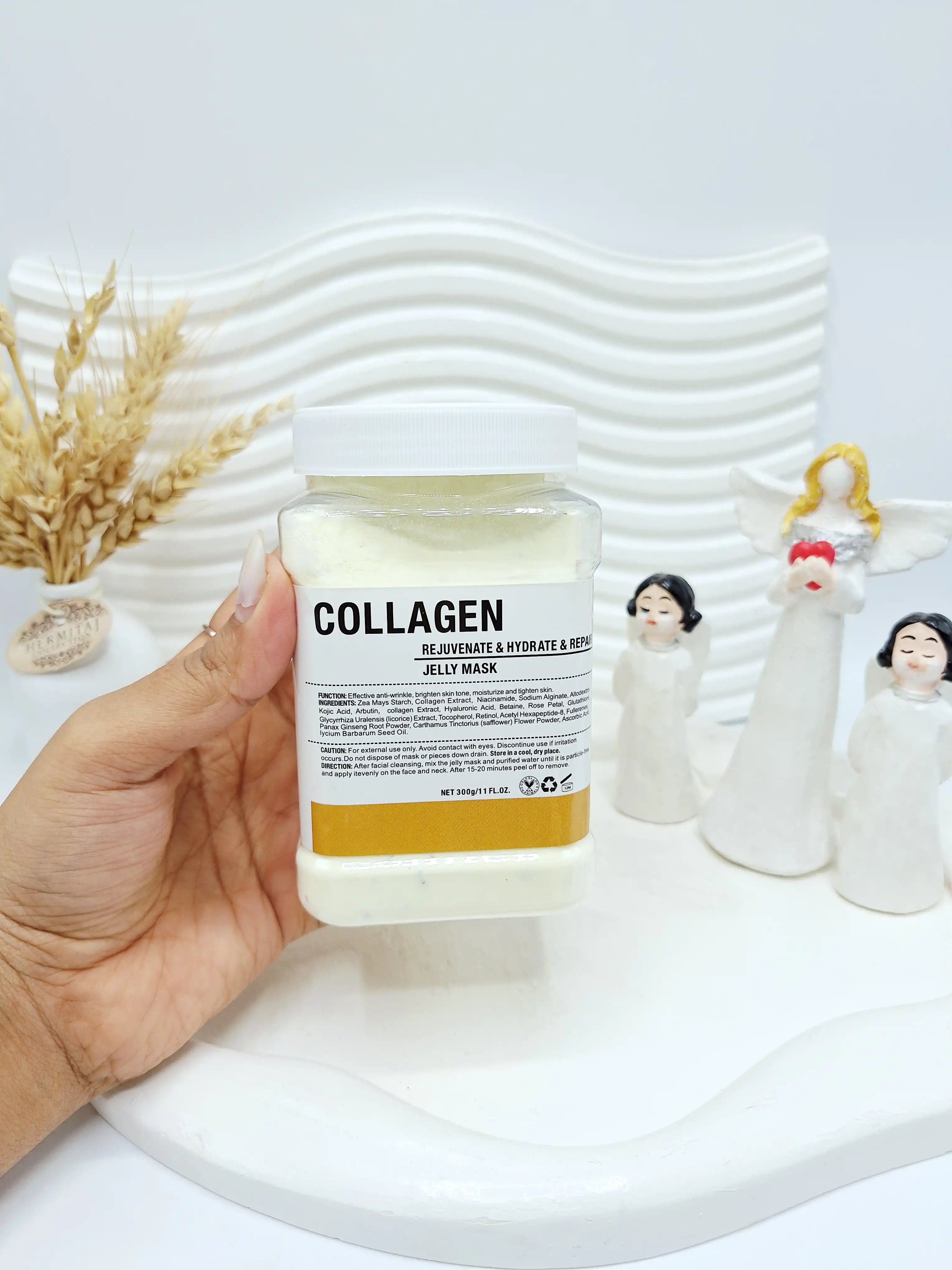 ماسک هیدروژلی کلاژن COLLAGEN دکتر مینایر 300 گرم