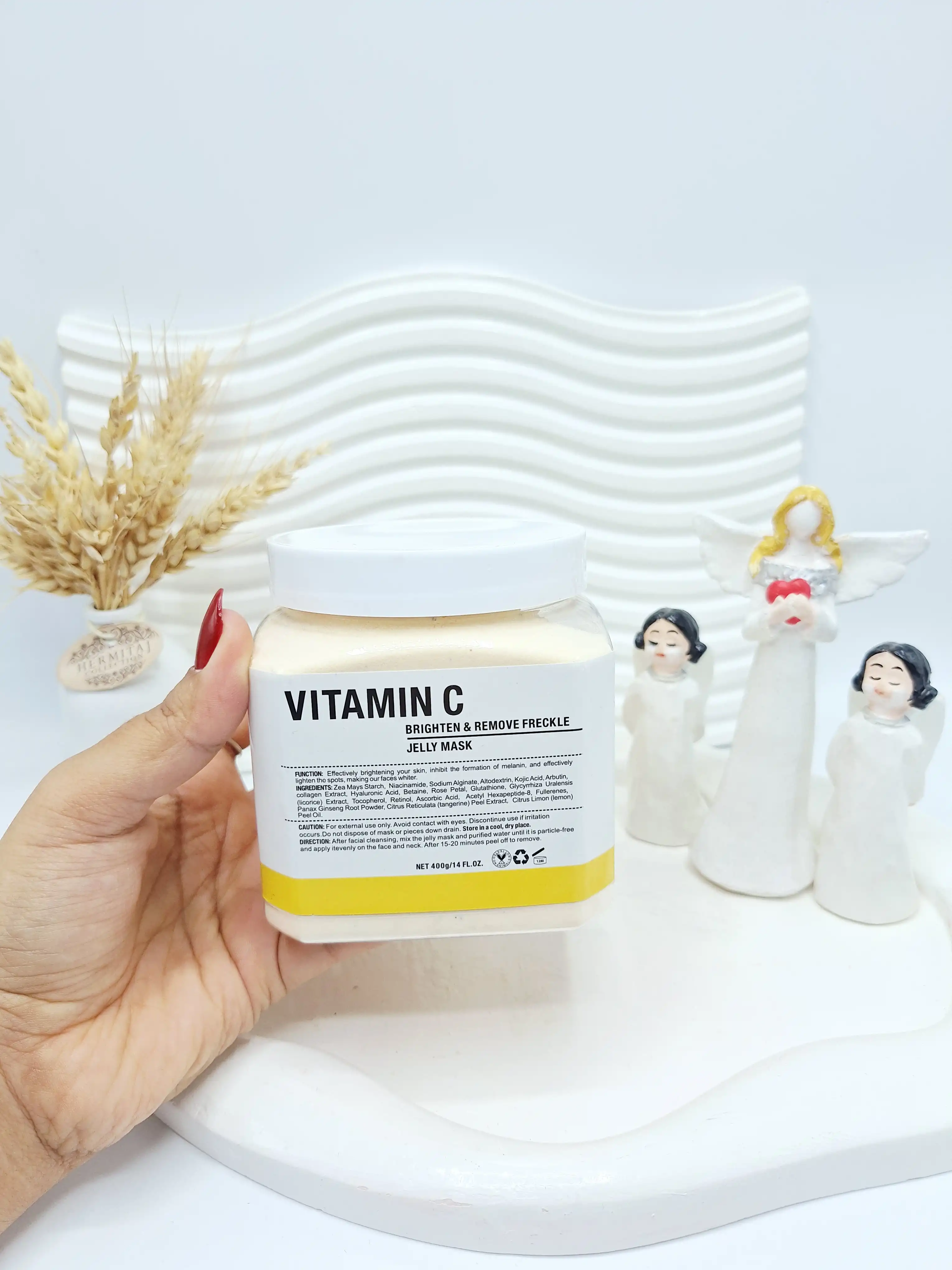 ماسک هیدروژلی پرتقال VITAMIN C دکتر مینایر 400 گرم