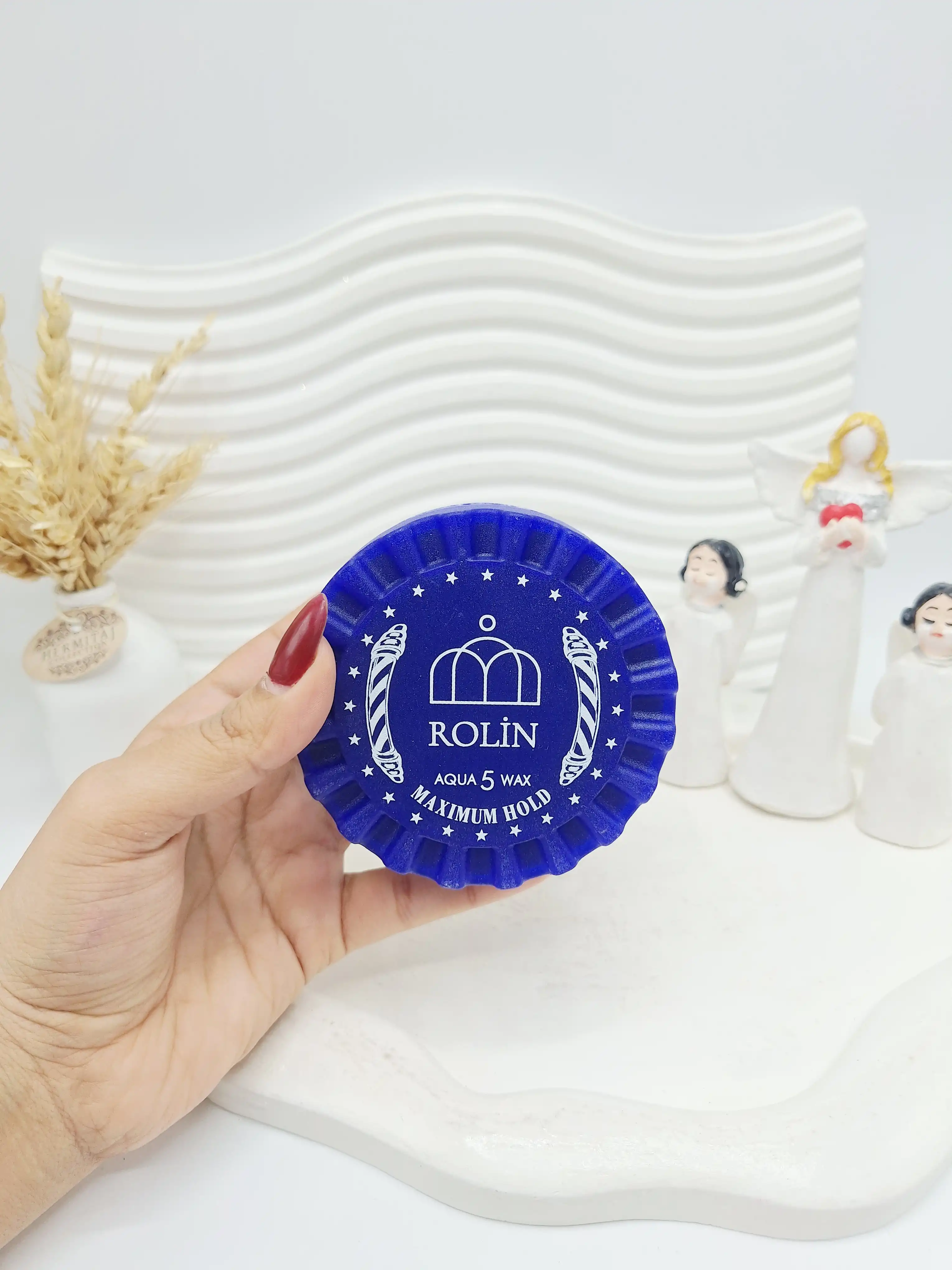 واکس مو حالت دهنده و براق کننده برند ROLIN کد 88248 رنگ آبی