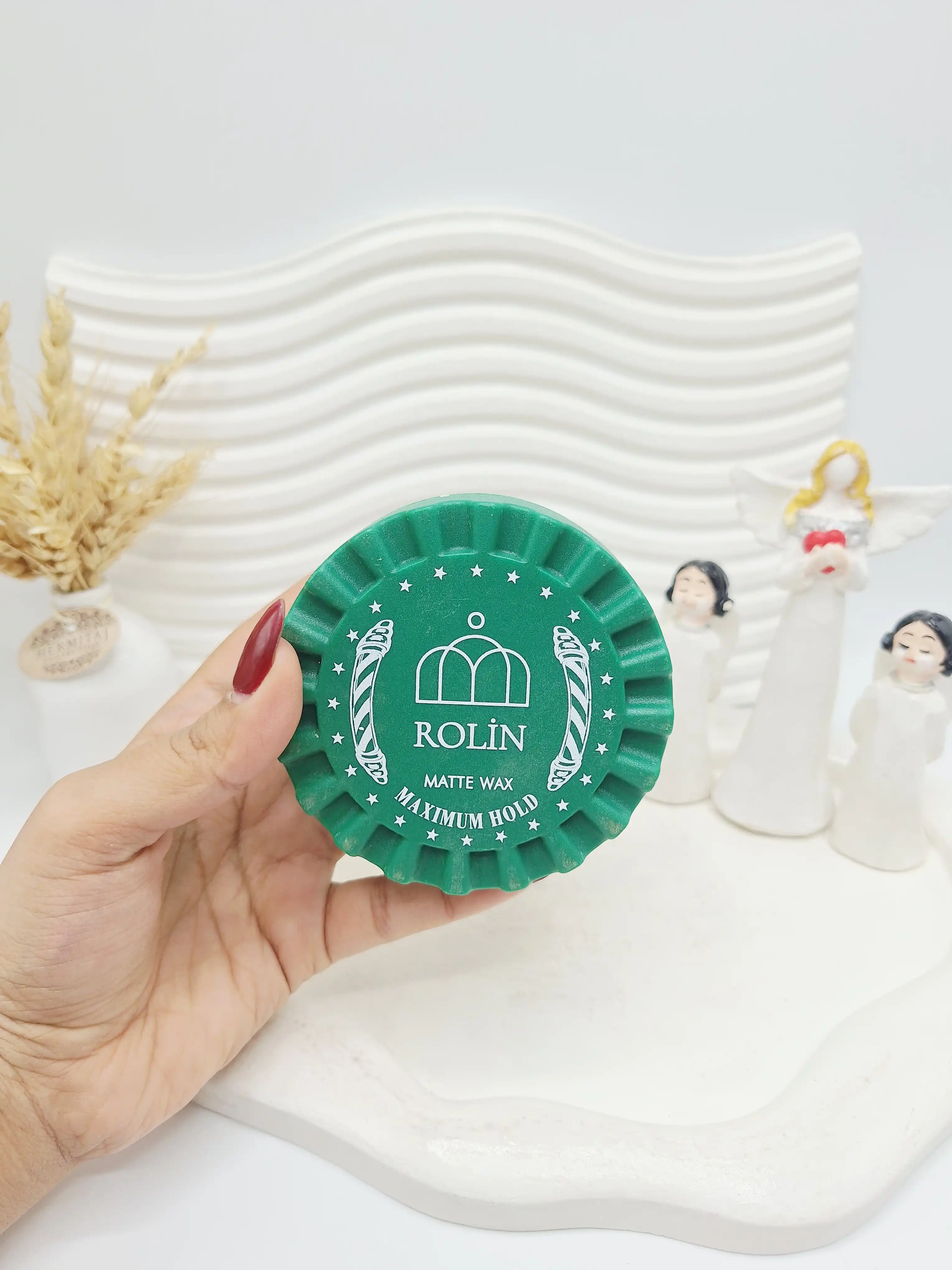 واکس مو حالت دهنده و براق کننده برند ROLIN کد 8279 رنگ سبز