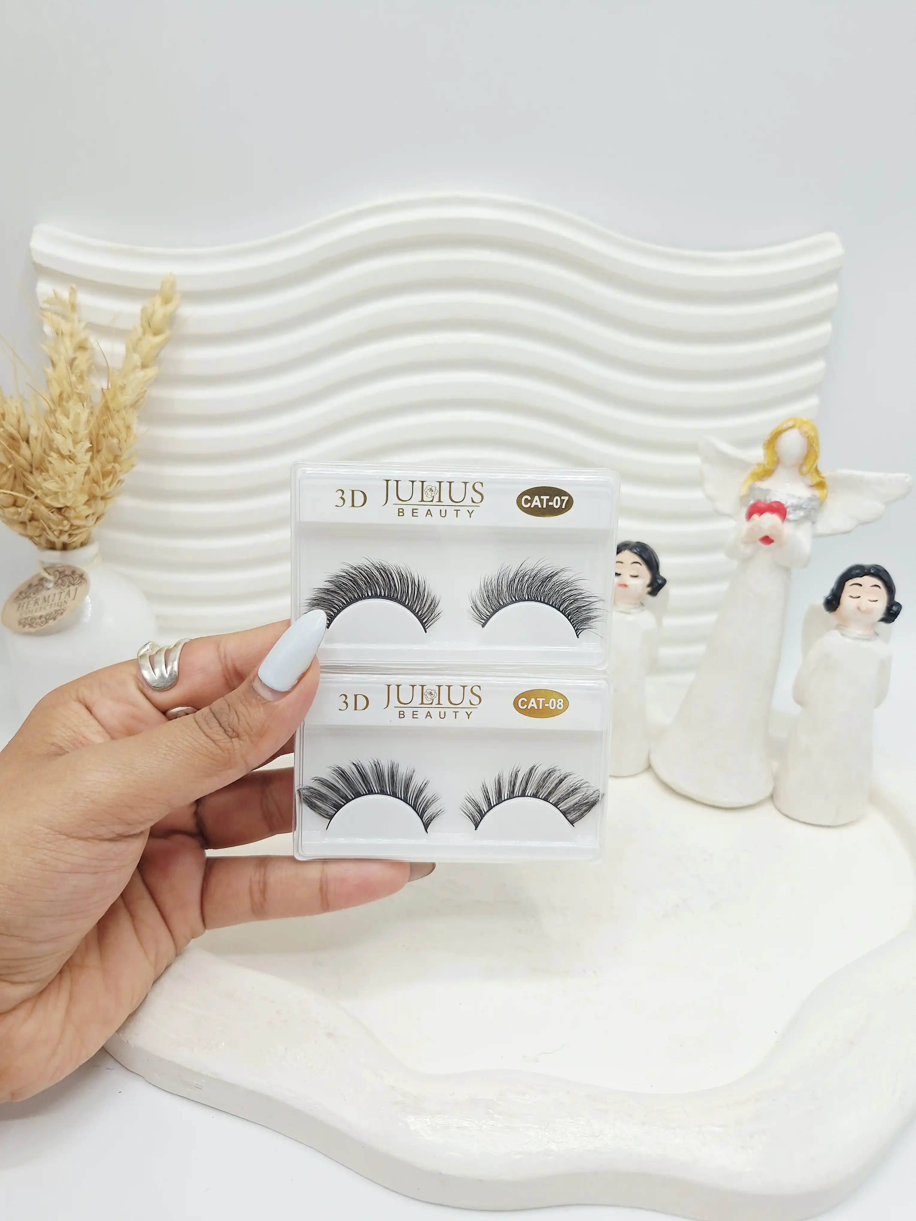 مژه مصنوعی D3 برند جولیوس کارتن قرمز کد 1404
