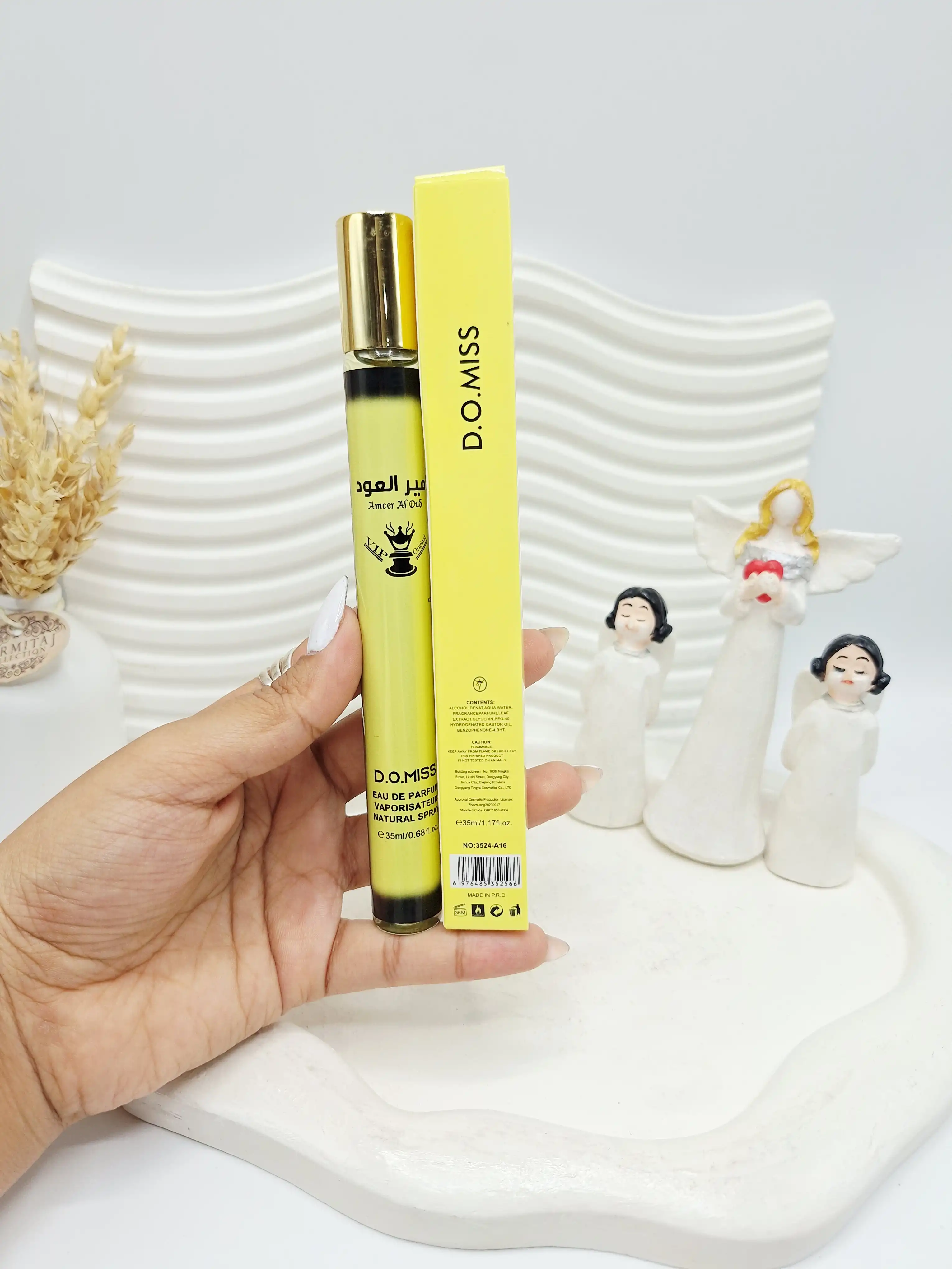عطر قلمی خوش بو زرد برند امیرالعود کد 2566