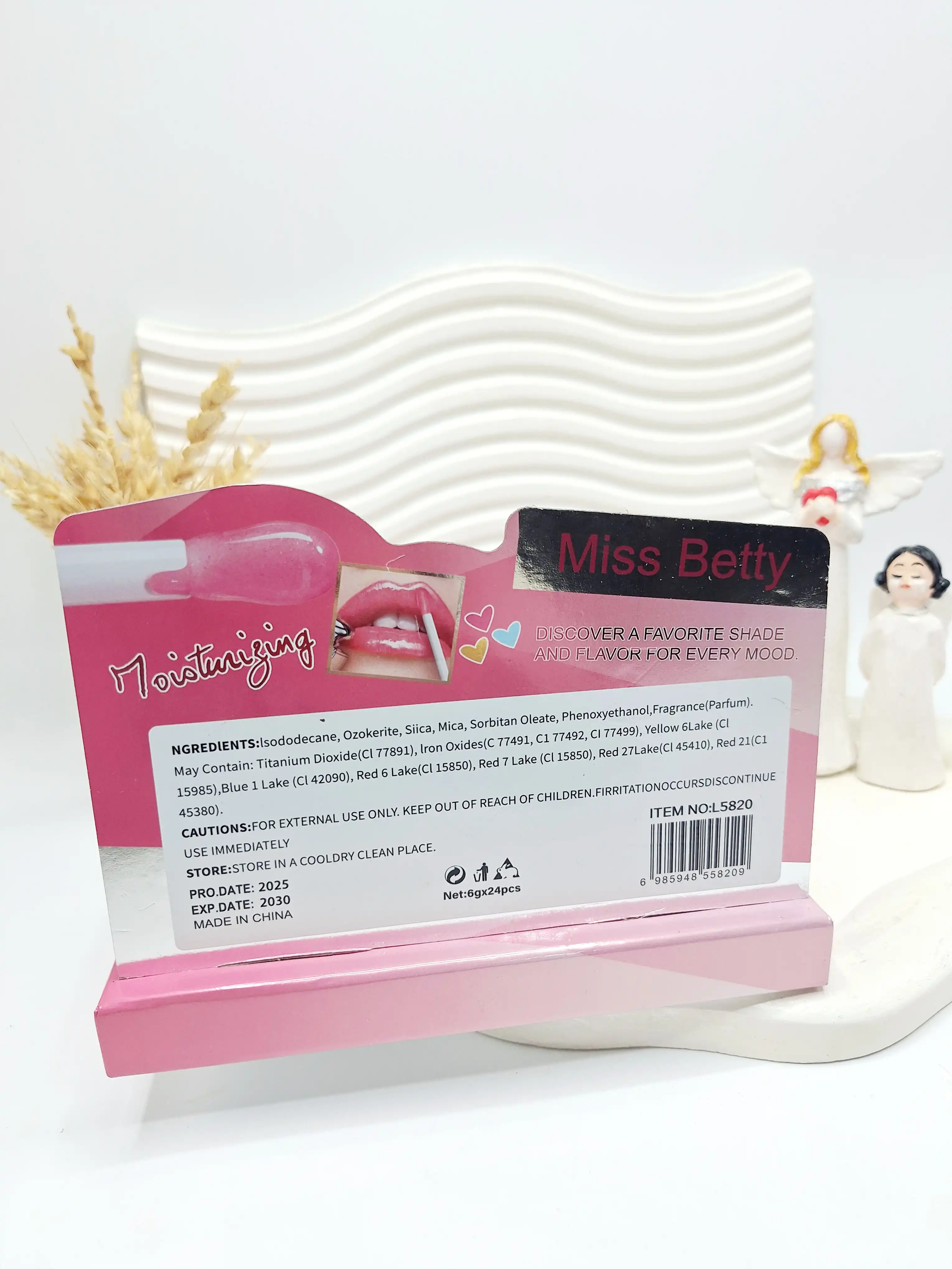 لیپ اویل حرارتی فوق العاده زیبا برند Miss Betty کد 5820