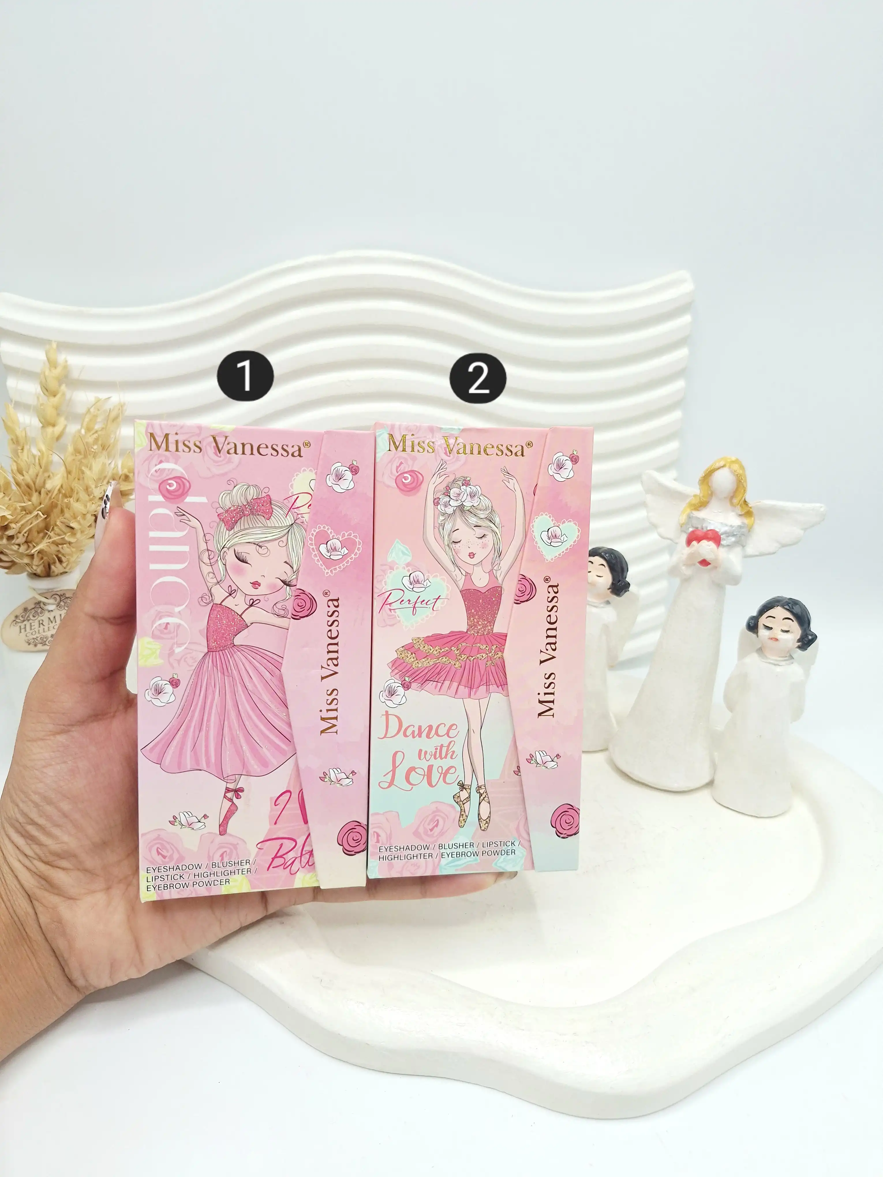 پالت سایه کتابی آنالیدی طرح دختر بالرین ‌Miss Vanessa کد ۷۸۹۱